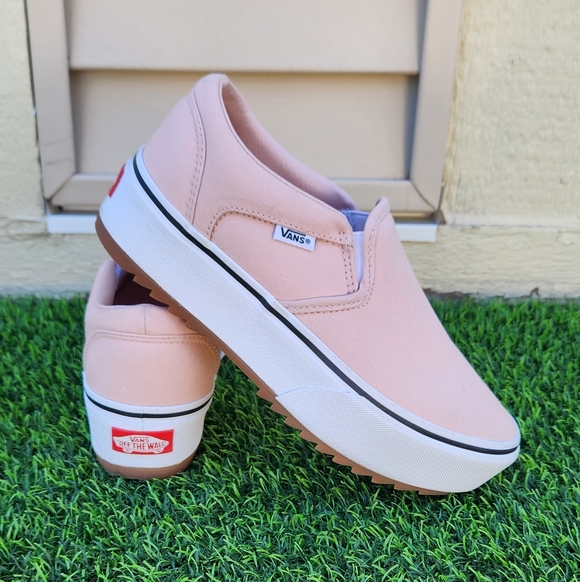 Vans Shoes - Vans Pink Slip-On Sneakers